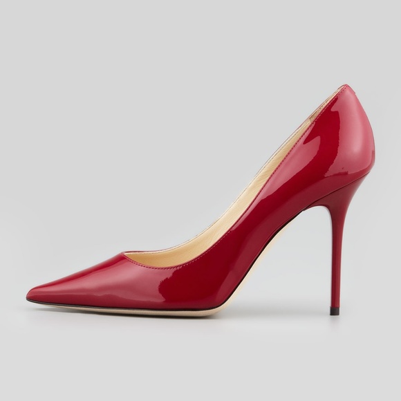 Jimmy Choo Shoes - Raspberry Patent Jimmy Choo Abel Pumps 40.5 v-day